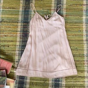 Low back slip dress